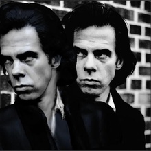 nick cave bust boatmans call cover art atmospheric atmosphere dark genius wild roses grow kylie minogue realistic textured face haed human male pop metal goth rock aussie australian music singer 3d print model - Mito3D