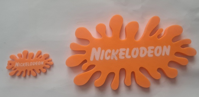 Nickelodeon işaret plak anahtarlık kapı güzel Bambu renkli 3d print model - Mito3D