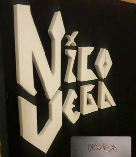 nico vega logotipo nico vega logotipo aja volkman 3d print model - Mito3D
