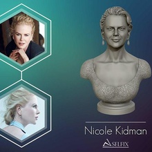nicole kidman bust 3d print model art actress portrait sculpture statue girl sculptures woman american 3d print model - Mito3D