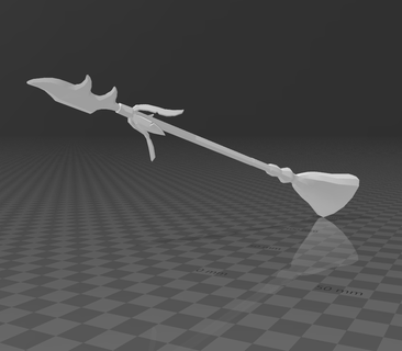 nidalee witch weapon Game lol league of legends 3d print model - Mito3D