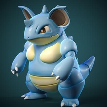 nidoqueen Pokémon 3d print model - Mito3D