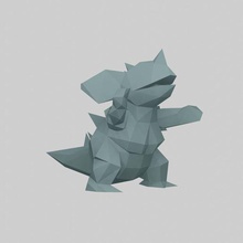 nidoqueen poli Pokémon 3d print model - Mito3D