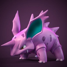 nidorino pokemon 3d print model - Mito3D