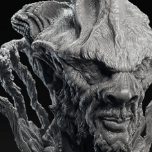 niellgaroth wise art alien beard bearded bendansie bust calibration test character creature detail detailed face fdm figure humanoid magic male miniature miniatures no support supports resin sla supportless wizard sculptures 3d print model - Mito3D
