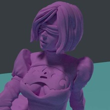 nier otomata katana sanat insanlar yokomo yoko Oyun sırasında Aşağı silah heykel seksi-kız seksi minyatür mad kız oyun heykelcik şekil tamamen dlp deli anime 1 6 3d print model - Mito3D