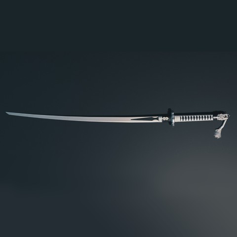 nier automata sword game fasion war body cosplay girl weapon dagger 3D print model - Mito3D