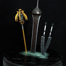 nier Replikant Diorama Kunst Waffen Schwert Kaine yohra Emil yona Protagonist 3d print model - Mito3D