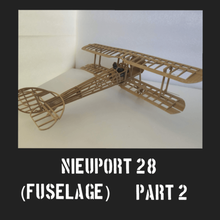 nieuport 28, Teil 2 Spiel Modell kit die Aerodynamik Doppeldecker naval Bau-Spielzeug ww1 Bau modelkit - Spielzeug puzzle plan fighter diy Flugzeug Holz Holz-filament 3d print model - Mito3D