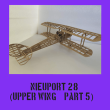 nieuport 28 part 5 game model kit aerodynamics biplane naval construction toys ww1 modelkit toy puzzle plan fighter diy airplane aircraft wooden filament wood 3d print model - Mito3D