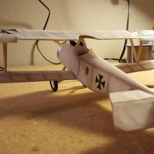 1 Dünya Savaşında bir savaş uçağı nieuport 17 sanat 3d print model - Mito3D