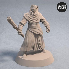 night cult rioters pose 1 3d printable miniature game tabletop wargaming soldier miniatures dungeons dragons dandd rpg ttrpg army 3d print model - Mito3D