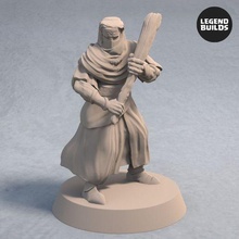 night cult rioters pose 3 3d printable miniature game tabletop wargaming soldier miniatures dungeons dragons dandd rpg ttrpg army 3d print model - Mito3D