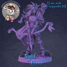 Nacht Bogenschütze Spiel 32mm Fantasie Warcraft nahe Brettspiel dnd Kriegsspiel 3d print model - Mito3D