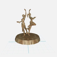 gece elf dansçılar oyun 3d print model - Mito3D