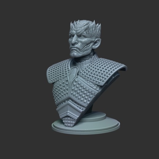 night king various bust 3d printing 3dmodel stl tv series white walkers game thrones 3D print model - Mito3D