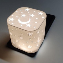 luminária estrelas crianças criança lua ambiente 3d print model - Mito3D
