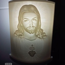 nuit lumière Corazon Jésus Christ 3d print model - Mito3D