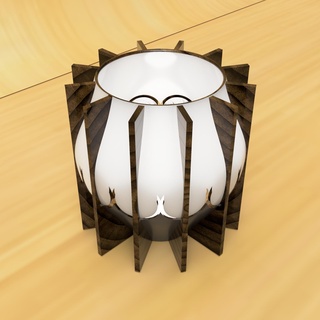 night light led lamp decor interior bowl 3d print model - Mito3D