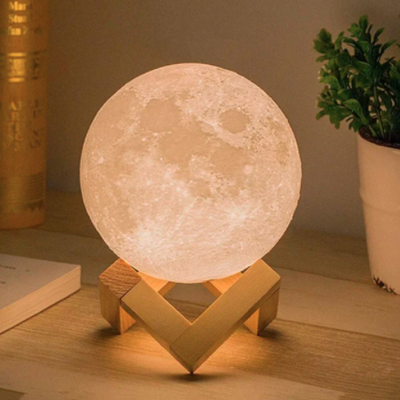 night light moon 3d print model - Mito3D