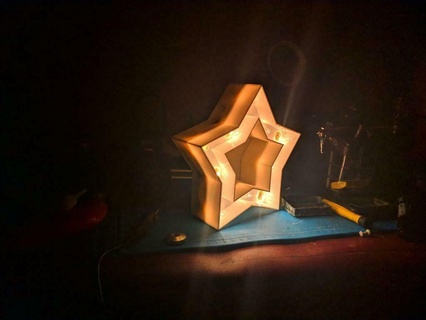 luz Estrela luminária eletrônicos 3d print model - Mito3D