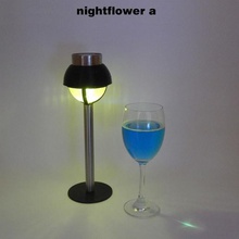 nightflower-ein home Garten Innenraum Lampe Beleuchtung office Erde solar Dekor nachhaltig ist phovoltaics 3d print model - Mito3D