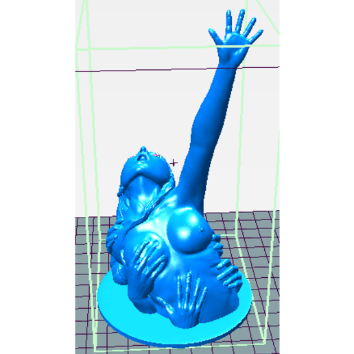 nightmare art statuette eroticism 3D print model - Mito3D