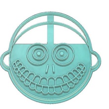 nightmare before christmas cookie cutter barrel fondant tool 3d print model - Mito3D