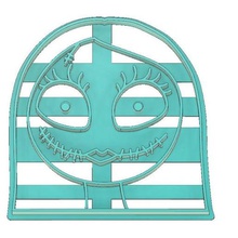 nightmare before christmas cookie cutter sally fondant tool 3d print model - Mito3D