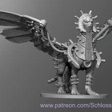 kabus sphinx oyun oyuncak masa üstü dungeons dragons dnd 3d print model - Mito3D