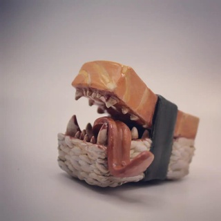 nigiri mimic stl file sushi dnd miniatures toy japanese food creatures 3d print model - Mito3D