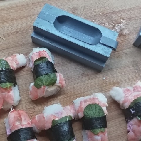 nigiri-sushi nigirizushi Gestaltung der Form tool Küche 3D print model - Mito3D