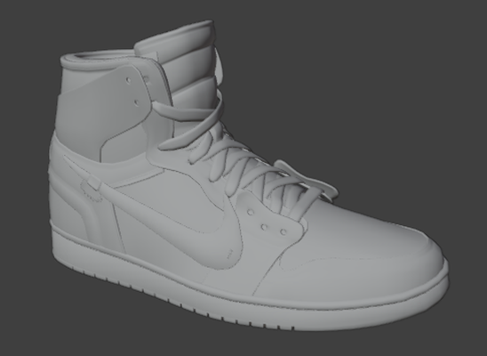 nike air jordan offwhite bred moda ar jordânia 3d print model - Mito3D