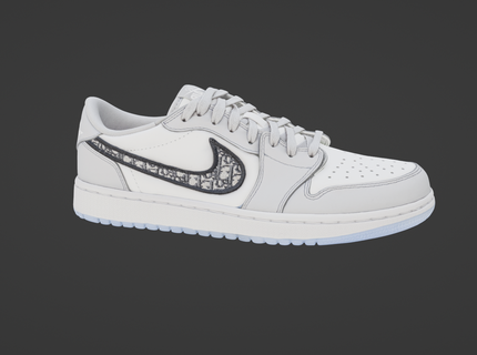 Nike ai Jordanien niedrig dior Schuhe Turnschuhe Mode 3d print model - Mito3D