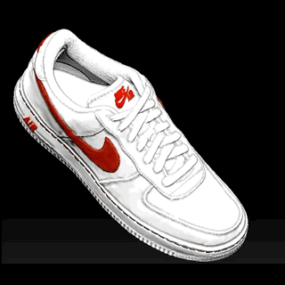 nike air force 1 v2 shoes model toy posable one print place metaverse cute shoe new art rhino c4d maya zbrush 3d print model - Mito3D