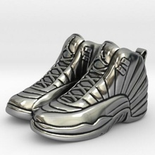 Nike air Jordan 12 doigt baskets fantoche sneaker 3d print model - Mito3D