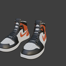 Nike air Jordan 1 rétro art clé bague porte clés 3d print model - Mito3D