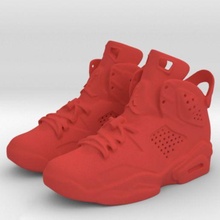 Nike air Jordan 6 doigt baskets mode fantoche 3d print model - Mito3D