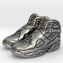 nike air jordan 8 finger sneakers fashion puppet sneaker 3d print model - Mito3D