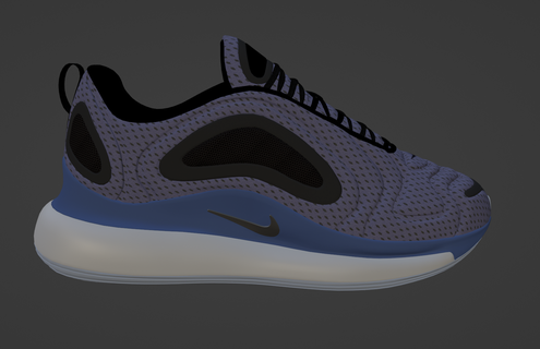 nike air max 720 sneakers shoes 3d print model - Mito3D