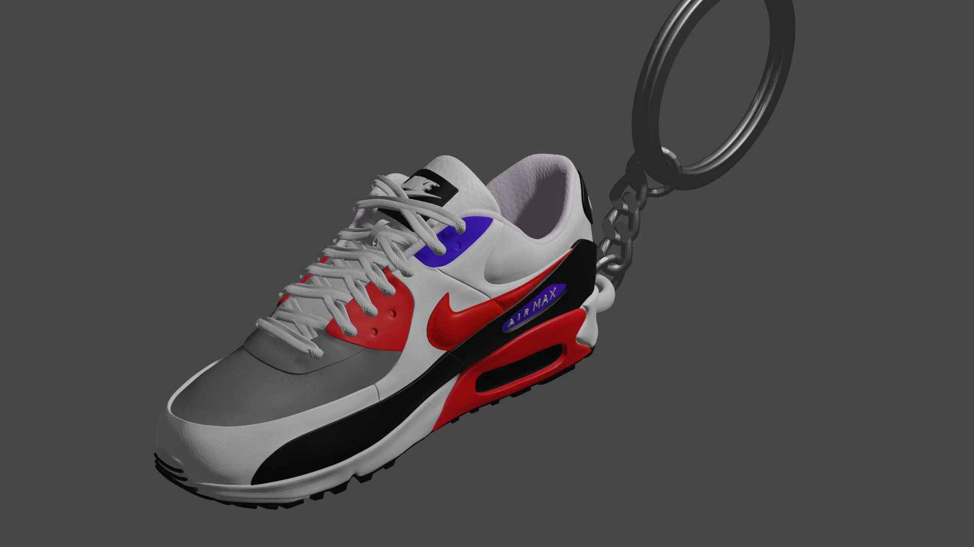 nike ar max 90 chave chaveiro airmax tênis 3D print model - Mito3D