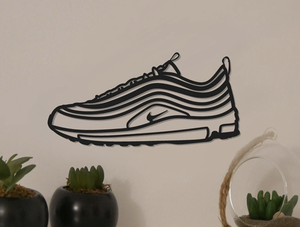 nike aire max 97 pared 3d print model - Mito3D
