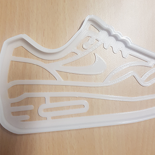 nike madeni para itici hamur işi Dükkan kek Pasta tasarımı tasarım kurabiye kesici kalıp kalıplama patefimo fimo dekorasyon nefis formlar ayakkabı teklif sunulan hediye zanaat 3d print model - Mito3D