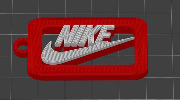 Nike porte clés clé bague chaîne Michael Jordan basketball 3d print model - Mito3D