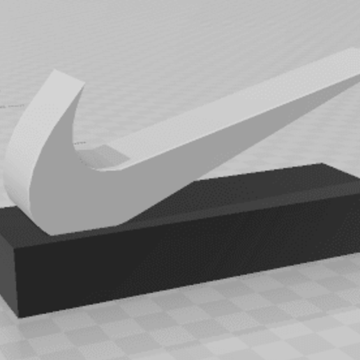 Nike Logo 3D print model - Mito3D