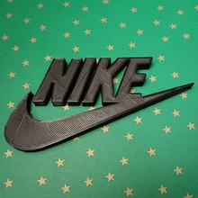 nike logo art brand shoe sport site web icon symbol bricoloup 3d 3d print model - Mito3D