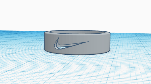 Nike Ring Juwel Mode 3d print model - Mito3D