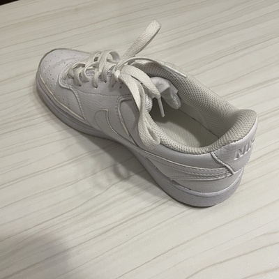 nike sneaker réel taille art pied baskets blanc cuir courir 3d print model - Mito3D