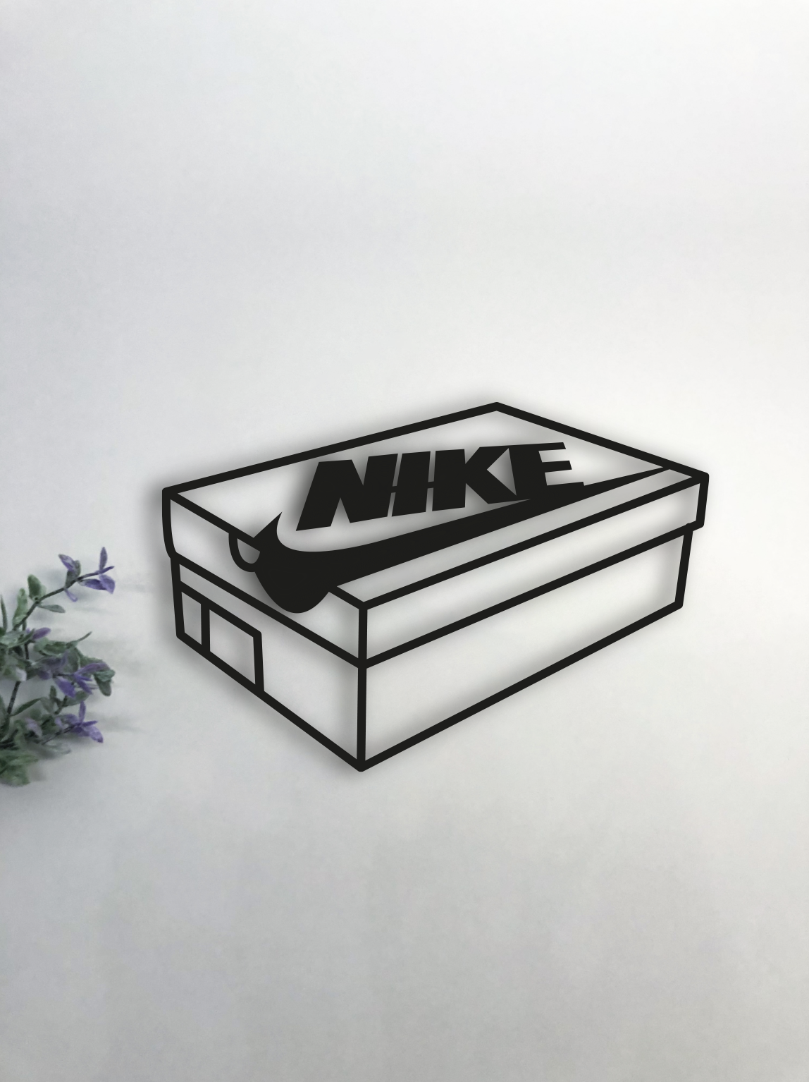 nike parede caixa 3D print model - Mito3D