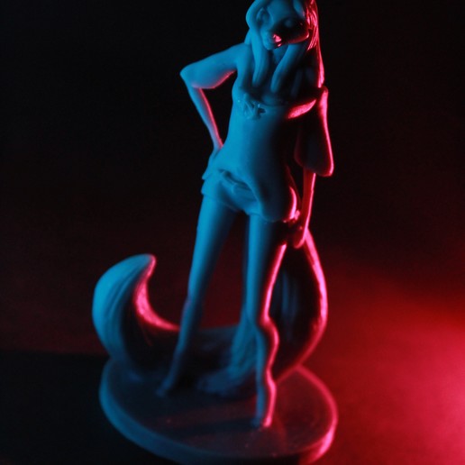niki wolf girl- furro woman cute 3D print model - Mito3D